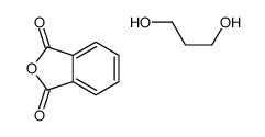 2-benzofuran-1,3-dione,propane-1,3-diol结构式