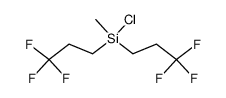 chloro-methyl-bis-(3,3,3-trifluoro-propyl)-silane Structure