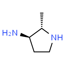 3-Pyrrolidinamine,2-methyl-,(2R,3S)-rel-(9CI) Structure