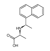 ((R)-1-(naphthalen-1-yl)ethyl)-L-alanine Structure