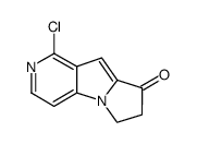 1-chloro-6,7-dihydro-8H-pyrido[3,4-b]pyrrolizin-8-one结构式