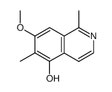 5-hydroxy-7-methoxy-1,6-dimethylisoquinoline Structure