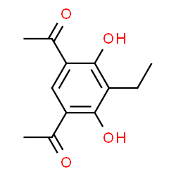 Ethanone, 1,1-(5-ethyl-4,6-dihydroxy-1,3-phenylene)bis- (9CI)结构式