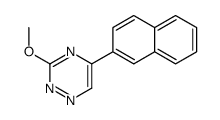3-methoxy-5-naphthalen-2-yl-1,2,4-triazine结构式