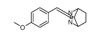 7-[(4-methoxyphenyl)methylidene]-2,3-diazabicyclo[2.2.1]hept-2-ene Structure