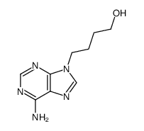 9-(4-hydroxybutyl)adenine结构式
