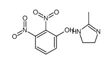 dinitrophenol, compound with 4,5-dihydro-2-methyl-1H-imidazole (1:1)结构式