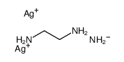 disilver,azanide,ethane-1,2-diamine Structure