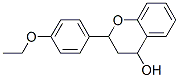2-(4-Ethoxyphenyl)-3,4-dihydro-2H-1-benzopyran-4-ol结构式