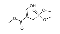 methyl [(dimethoxyphosphinyl)methyl](hydroxymethylene)acetate Structure