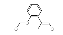 (E)-1-(2-chloro-1-methylvinyl)-2-(methoxymethoxy)benzene Structure