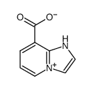 1H-imidazo[1,2-a]pyridinium-8-carboxylate结构式