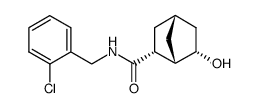 (1S,2R,4R,6S)-N-(2-chlorobenzyl)-6-hydroxybicyclo[2.2.1]heptane-2-carboxamide Structure