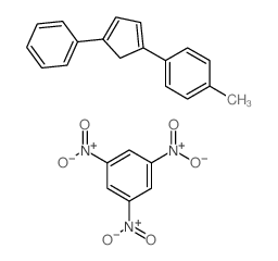 1-methyl-4-(4-phenyl-1-cyclopenta-1,3-dienyl)benzene; 1,3,5-trinitrobenzene结构式