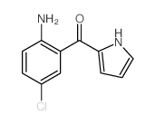 (2-amino-5-chloro-phenyl)-(1H-pyrrol-2-yl)methanone结构式