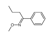 (E)-1-phenylbutan-1-oneO-methyl oxime结构式
