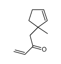 3-Buten-2-one,1-(1-methyl-2-cyclopenten-1-yl)-(9CI)结构式