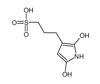 1H-Pyrrole-3-propanesulfonic acid, 2,5-dihydroxy- (9CI)结构式