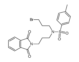 N-(3-Bromopropyl)-N-[3-(1,3-dihydro-1,3-dioxo-2H-isoindol-2-yl)propyl]-4-methylbenzenesulfonamide结构式