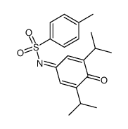 N-(3,5-Diisopropyl-4-oxo-cyclohexa-2,5-dienylidene)-4-methyl-benzenesulfonamide Structure