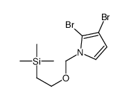 2-[(2,3-dibromopyrrol-1-yl)methoxy]ethyl-trimethylsilane结构式