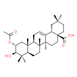 (2α,3β)- 2-(Acetyloxy)-3-hydroxy- olean-12-en-28-oic acid picture