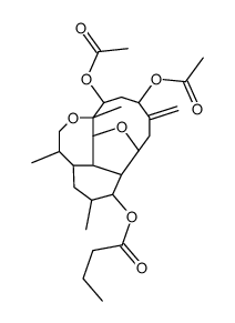 asbestinin-5-acetate Structure