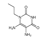 5,6-diamino 1-n-propyl-1,3-dihydropyrimidine-2,4-dione Structure