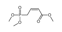 methyl 4-dimethoxyphosphorylbut-2-enoate结构式