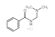 Benzamide,N-[(dimethylamino)methyl]-, hydrochloride (1:1)结构式