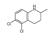 5,6-dichloro-2-methyl-1,2,3,4-tetrahydroquinoline结构式