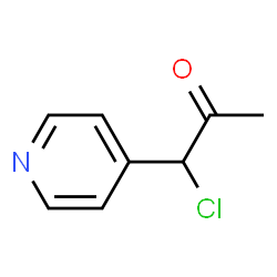 2-Propanone,1-chloro-1-(4-pyridinyl)- Structure