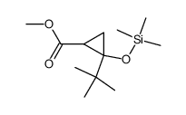methyl 2-(tert-butyl)-2-((trimethylsilyl)oxy)cyclopropane-1-carboxylate Structure