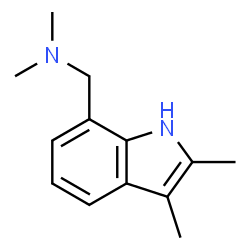 1-(2,3-Dimethyl-1H-indol-7-yl)-N,N-dimethylmethanamine结构式