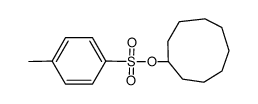 toluene-4-sulfonic acid cyclononyl ester Structure