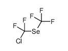 [chloro(difluoro)methyl]selanyl-trifluoromethane Structure