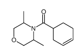 cyclohex-3-en-1-yl-(3,5-dimethylmorpholin-4-yl)methanone Structure
