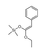 (Z)-(1-ethoxy-2-phenylvinyloxy)trimethylsilane Structure