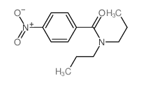 4-nitro-N,N-dipropyl-benzamide结构式
