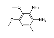 3,4-dimethoxy-6-methyl-o-phenylenediamine Structure