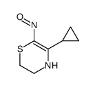 5-cyclopropyl-6-nitroso-3,4-dihydro-2H-1,4-thiazine结构式