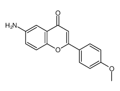 4H-1-Benzopyran-4-one,6-amino-2-(4-methoxyphenyl)-(9CI) picture