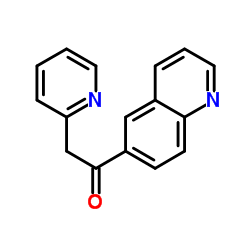 2-(2-Pyridinyl)-1-(6-quinolinyl)ethanone Structure