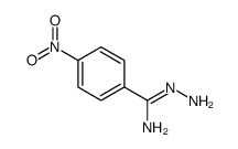 N'-amino-4-nitrobenzenecarboximidamide结构式