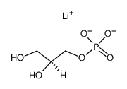 phosphoric acid mono-((S)-2,3-dihydroxy-propyl ester), dilithium-compound Structure