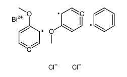 dichloro-bis(4-methoxyphenyl)-phenylbismuth Structure