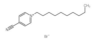 1-decylpyridine-4-carbonitrile Structure