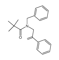 N-benzyl-N-(2-phenylallyl)pivalamide Structure