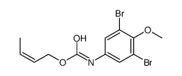 but-2-enyl N-(3,5-dibromo-4-methoxyphenyl)carbamate Structure