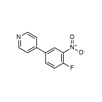 4-(4-Fluoro-3-nitrophenyl)pyridine Structure
